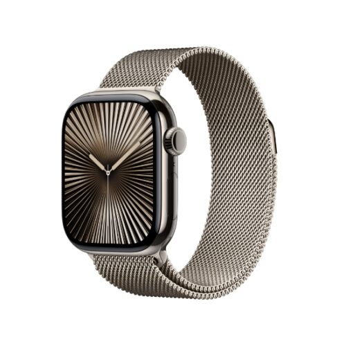 0031057 apple watch series 10 titanium gps cellular 46mm milanese loop 550