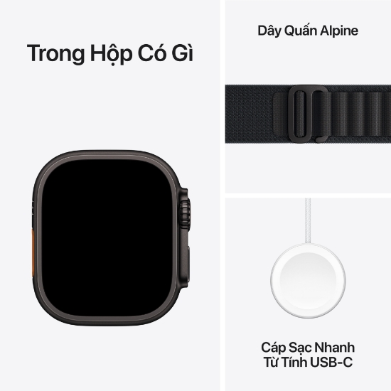 Apple Watch Ultra 3 GPS + Cellular 49mm Alpine Loop (2025) - Ảnh 4