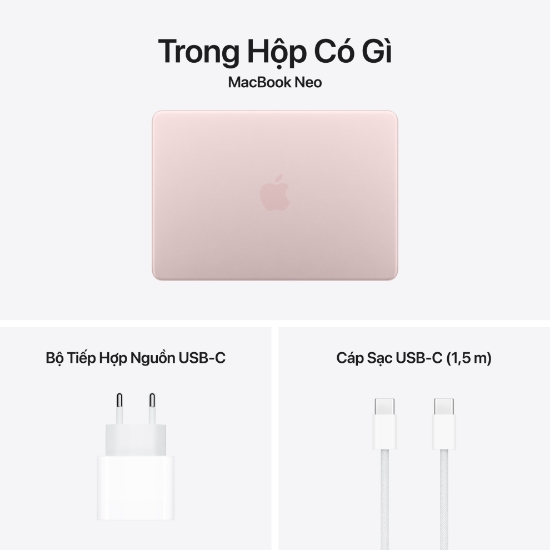 Macbook Neo 13-inch Chip A18 Pro with 6‑core CPU and 5‑core GPU 8GB RAM 256GB SSD - Ảnh 8