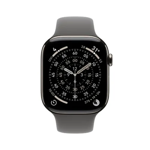 Apple Watch Series 11 Titanium Black (GPS + Cellular) 42mm | Sport Band