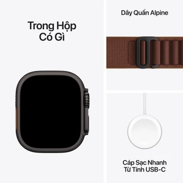 Apple Watch Ultra 4 49mm (5G) Viền Titan Dây Alphine Size L - Ảnh 9