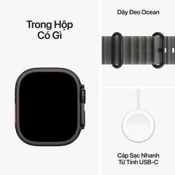 Apple Watch Ultra 4 49mm (5G) Viền Titan Dây Ocean - Ảnh 9
