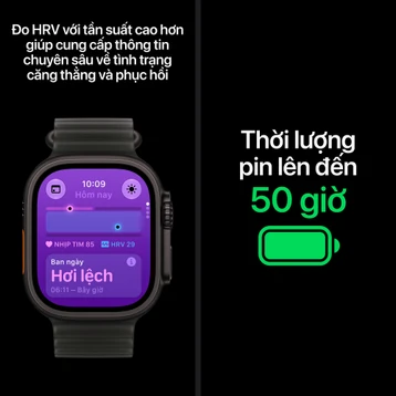 Apple Watch Ultra 4 49mm (5G) Viền Titan Dây Titan Size M - Ảnh 6